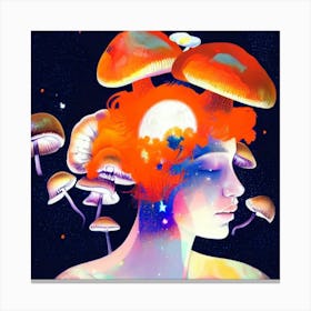 Mushroom Head 1 Canvas Print