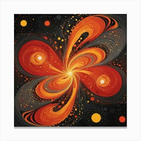 Abstract Butterfly Canvas Print