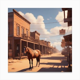 Red Dead Redemption 2 3 Canvas Print