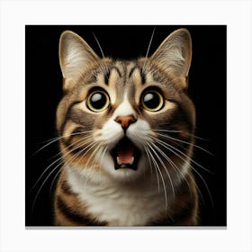 Scary Cat Canvas Print