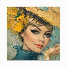 French Glamour 1960's French Chic Series 1 Canvas Print