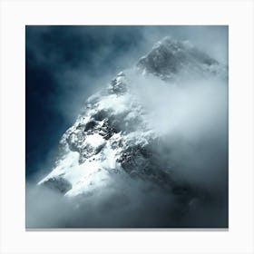 Everest In The Clouds Canvas Print