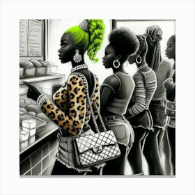 Afrofuturism 4 Canvas Print