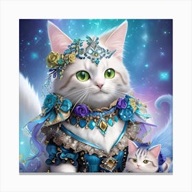 Princess Cat 2 Canvas Print