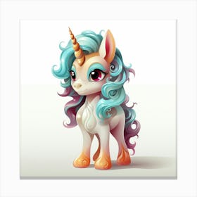 Cute Unicorn 1 Canvas Print