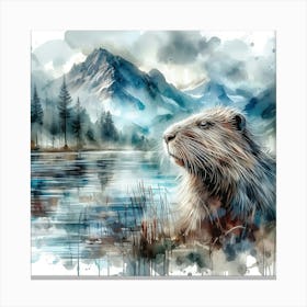 Creative Wild Animal Representation 80 Canvas Print