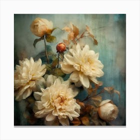 Fa Vintage Floral 53 Canvas Print