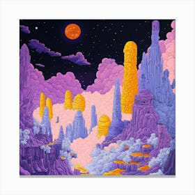 'Alien City' Canvas Print