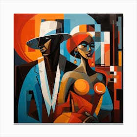 Man And Woman Canvas Print