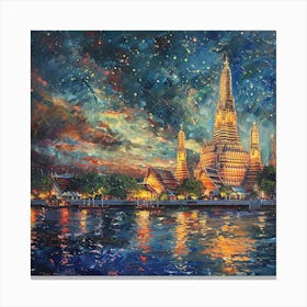 Thailand At Night Canvas Print