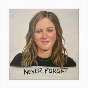 Never Forget Canvas Print