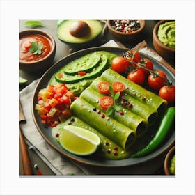 Mexican Food Canvas Print