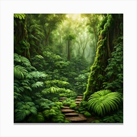 Forest Path Canvas Print