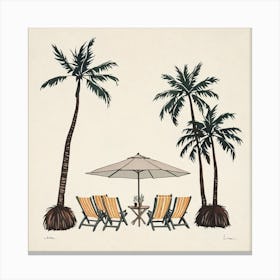 Palm Trees Canvas Print