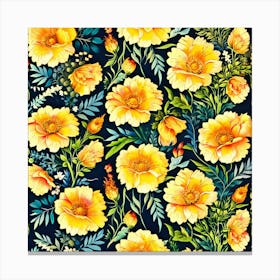 Yellow Flowers Canvas Print