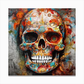 Sugar Skull 11 Canvas Print