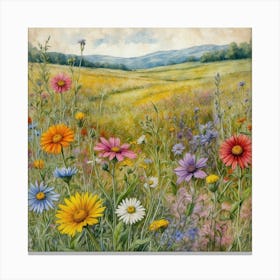 Wildflowers Canvas Print