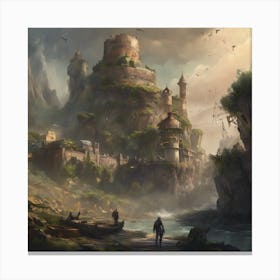 Fantasy Castle 95 Canvas Print