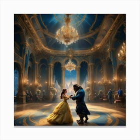 Beauty And The Beast Canvas Print