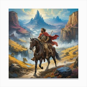 Lord Of The Rings paintings art print 1 Canvas Print