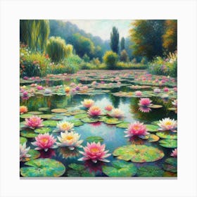 Water Lilies Canvas Print