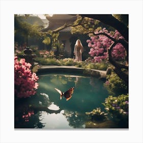 Asian Garden Canvas Print