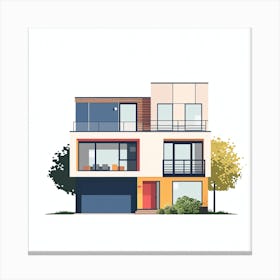 Modern House 7 Canvas Print