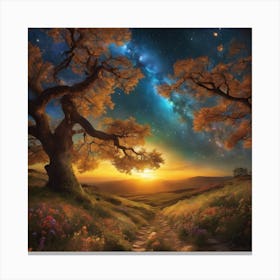 Milky Way Canvas Print