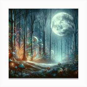 Moonlit Magic 6 Canvas Print