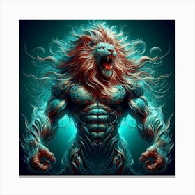 Strong Lion Canvas Print