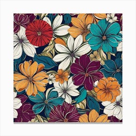 Floral Pattern Canvas Print