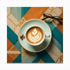 Coffee Latte Art 50 Canvas Print