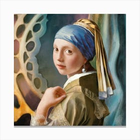 A Stunning Illustration Of A Girl Wearing The Icon Laon9h1ssogqizam5ayb5g Odualwy8twsetljluhxphg Canvas Print