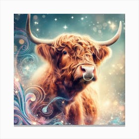 Highland Cow 16 Canvas Print