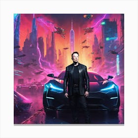 Elon Musk 3 Canvas Print