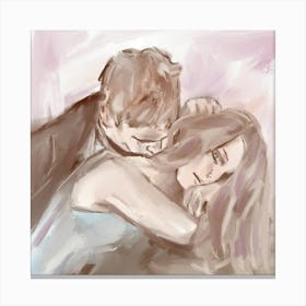 Couple Kissing 1 Canvas Print