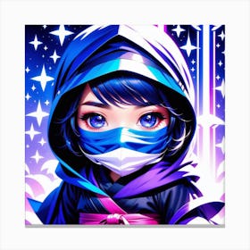 Ninja Girl Canvas Print