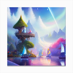 Fairytale Island Canvas Print