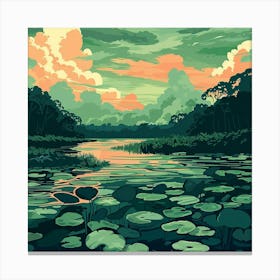 Lily Pond Canvas Print