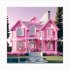 Barbie Dream House (638) Canvas Print