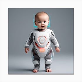 Futuristic Baby 8 Canvas Print