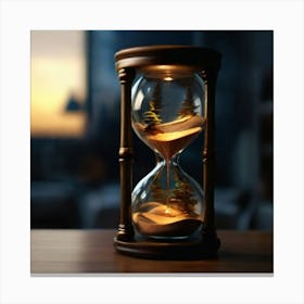 Hourglass Stock Videos & Royalty-Free Footage Canvas Print