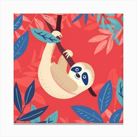 Cute Sloth Canvas Print