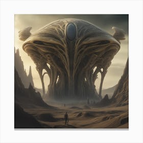 Alien City 1 Canvas Print