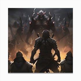 Samurai Warriors Canvas Print