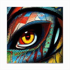 Eye art Canvas Print