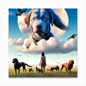 Dogs animal Canvas Print