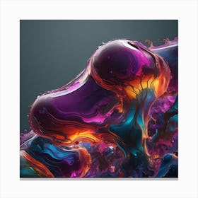 Abstract Abstract Painting studio lighting is designed for the next Celestial Canvas Print