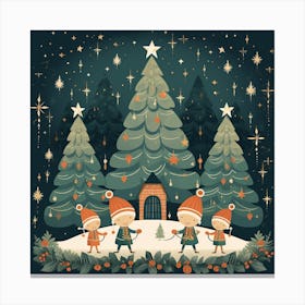 Christmas Card 3 Canvas Print