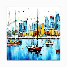 Harbour Near Me - Coal Harbour Canvas Print